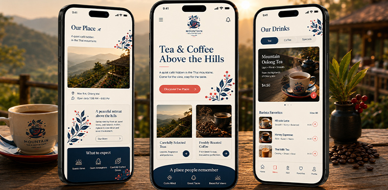 Mountain Leaf Café mobile